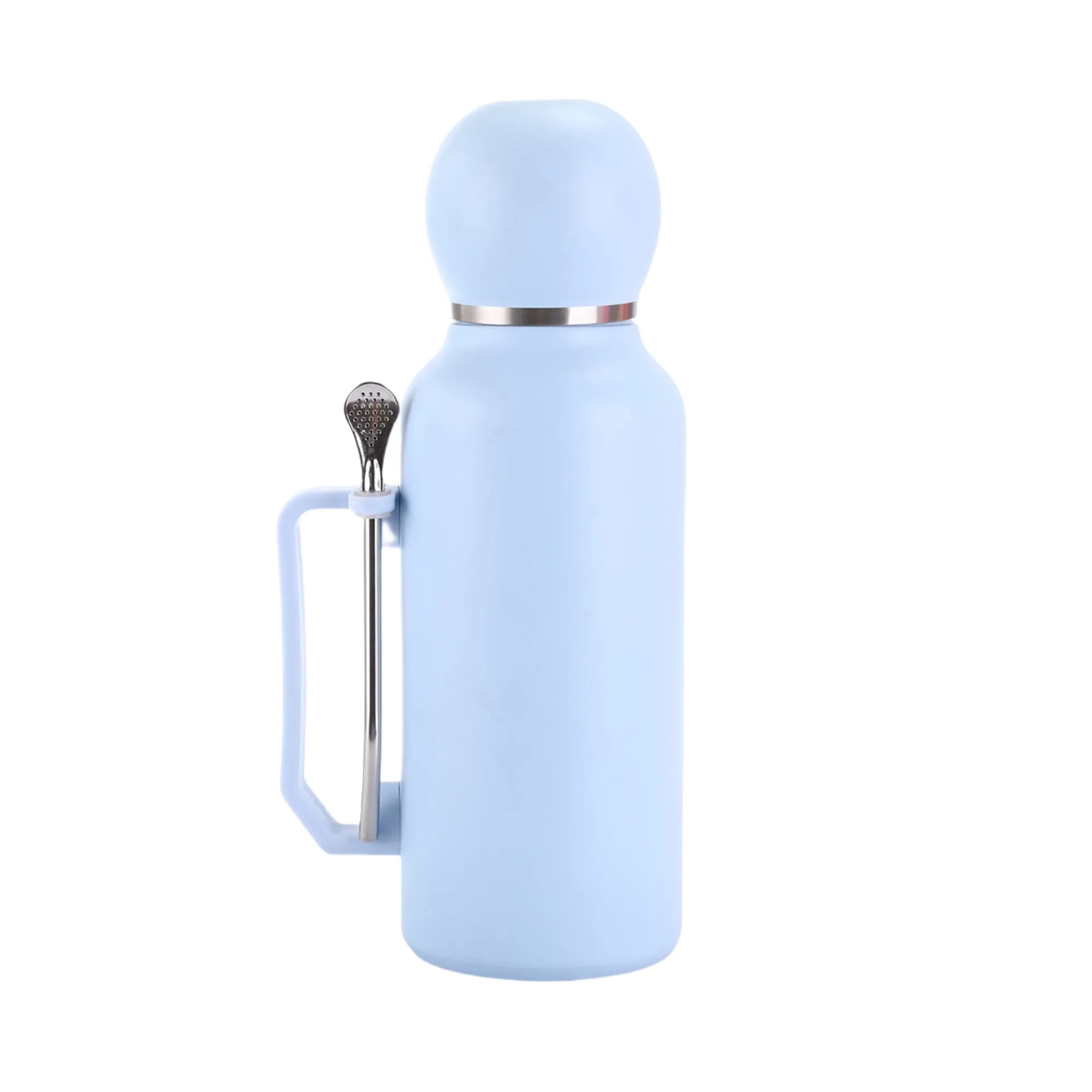 43oz 304 Stainless Steel Insulated Cup With Straw & Spoon 10