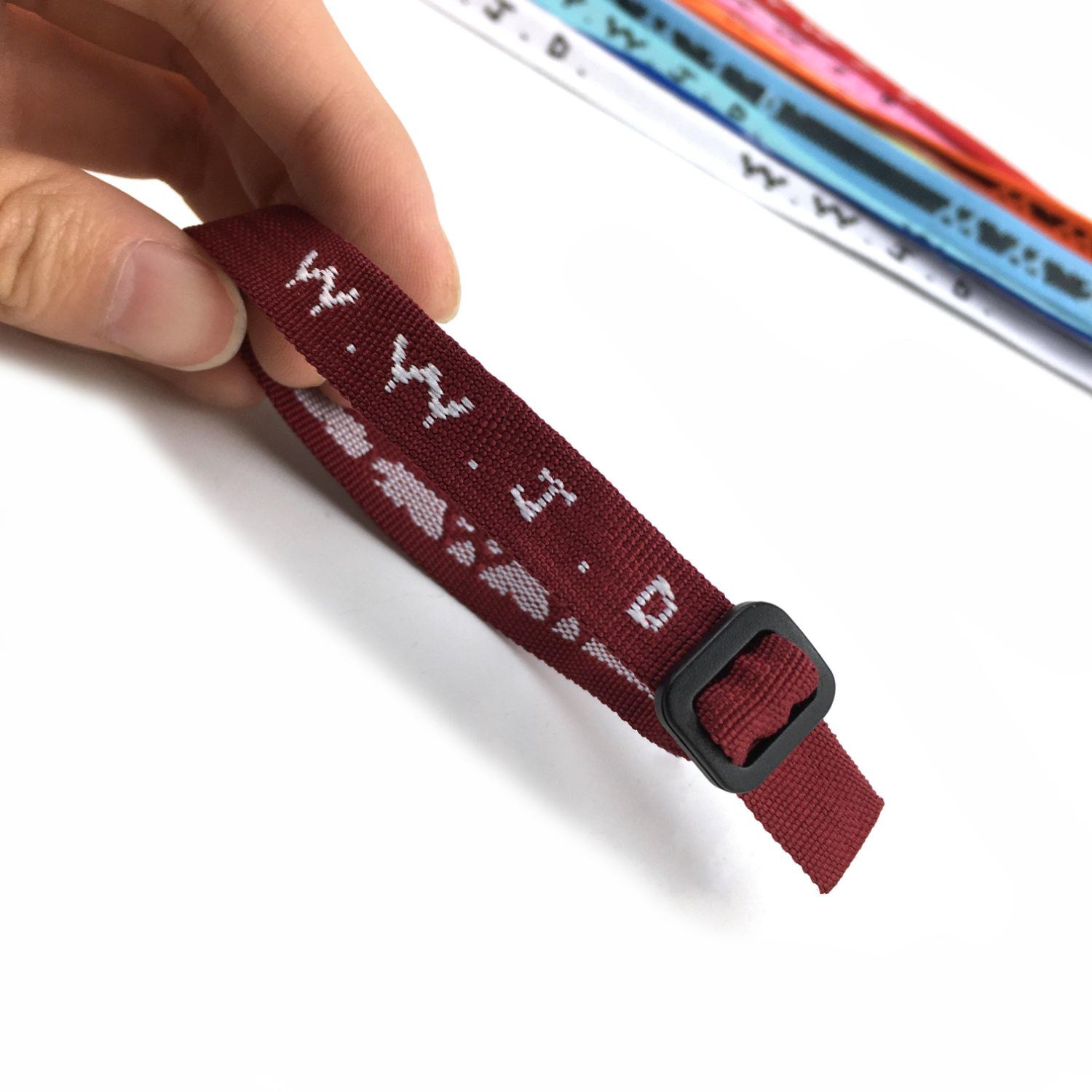1/2" Jacquard Polyester Event Wristband 3