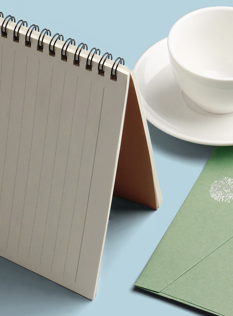 B5 Hard Kraft Cover Wire Bound Notebook 60 sheets 9