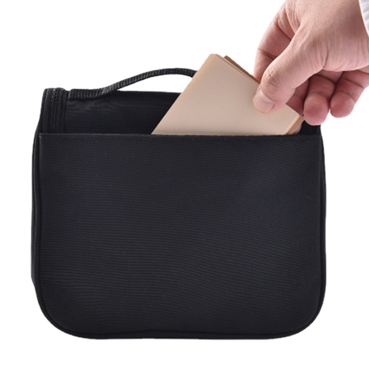 Customizable Hanging Travel Toiletry Bag with Hook 2
