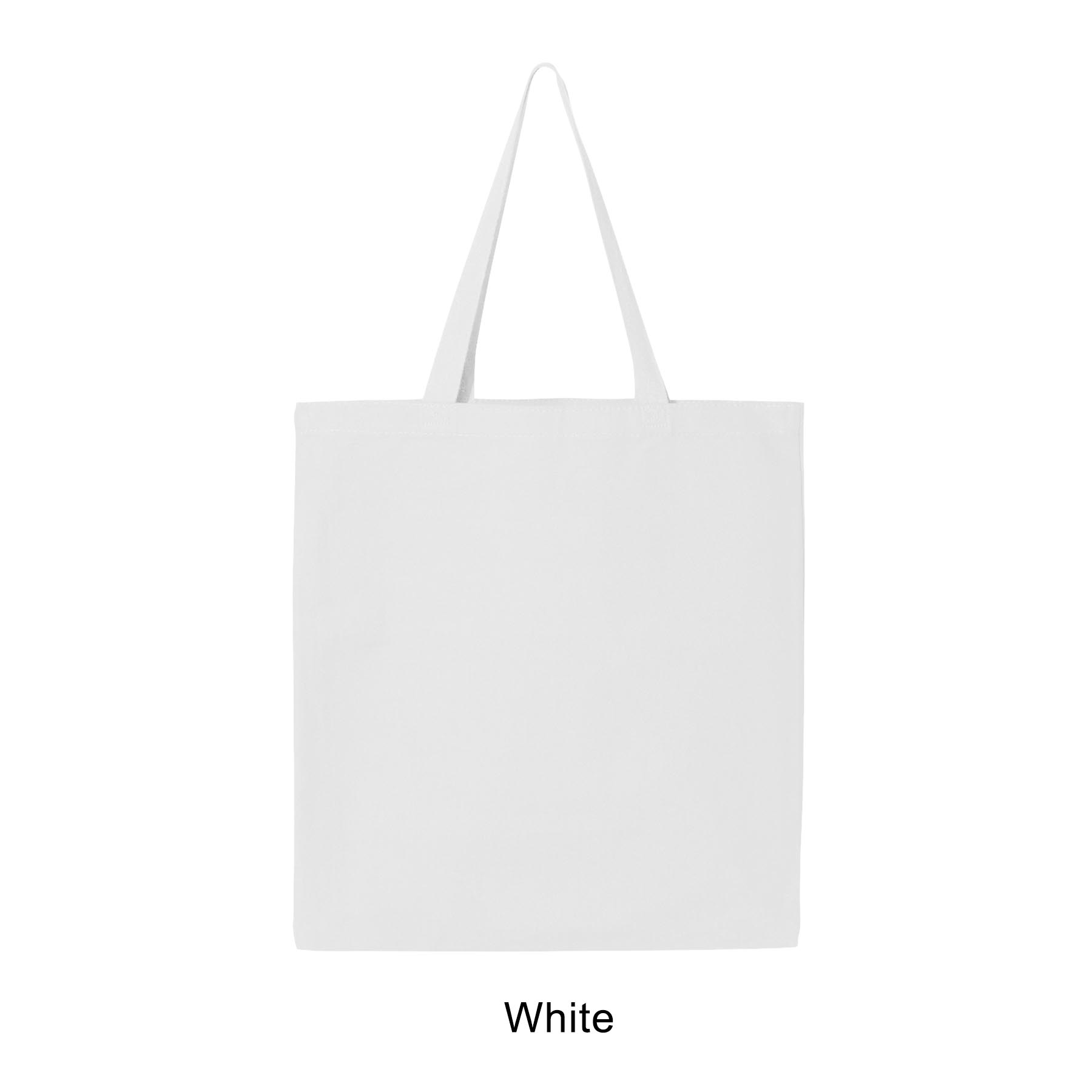 12 oz. Canvas Promotional Colored handle Tote Bag 28