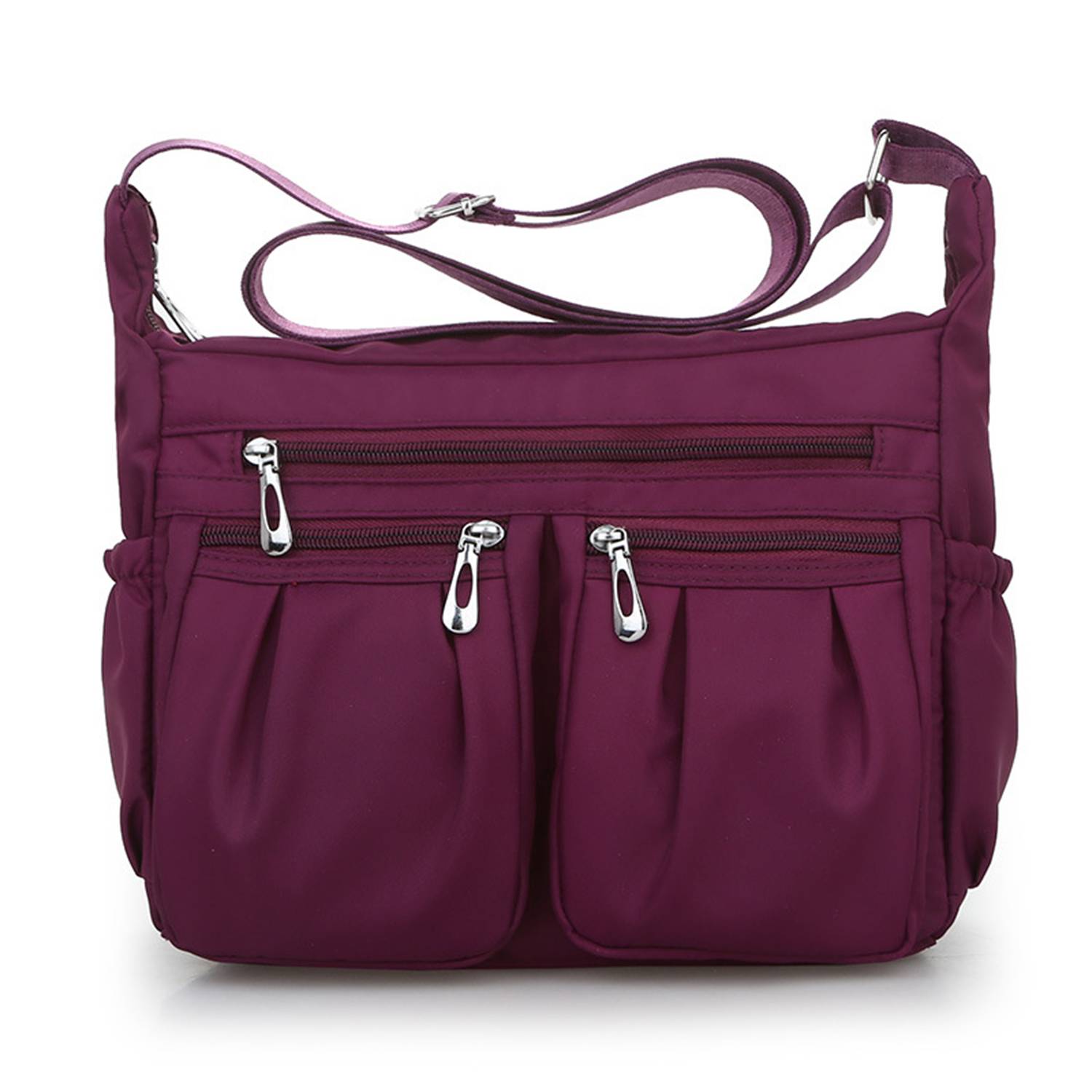 Oxford Cloth Crossbody Bag Multi-compartment Lightweight 3