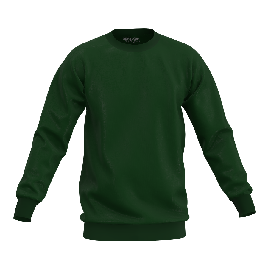 Raglan sleeve Crewneck sweatshirt 1