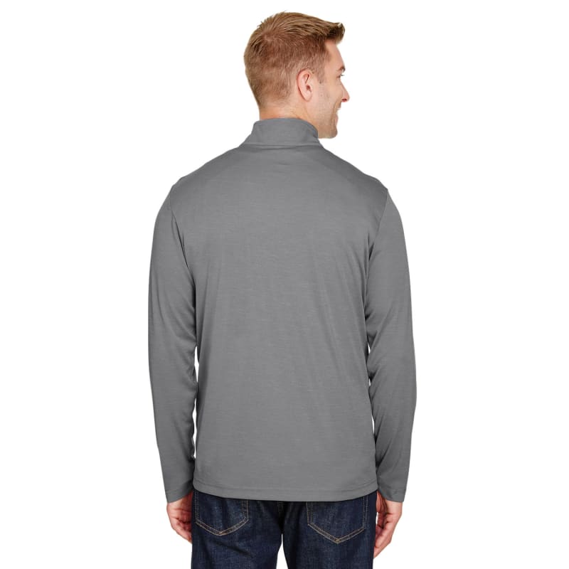 Team 365 Men's Zone Sonic Heather Performance Quarter-Zip 4