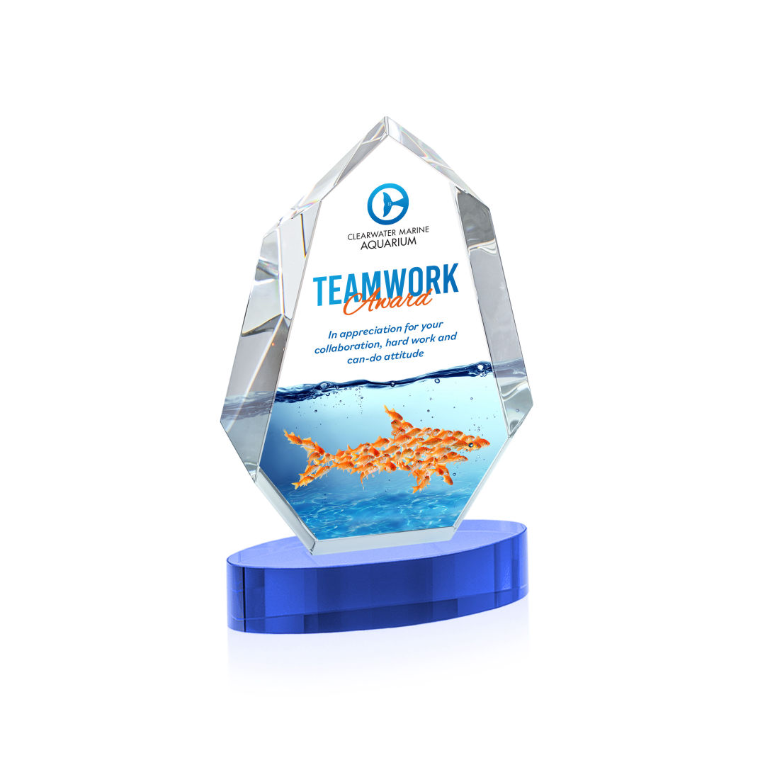 Norwood VividPrint™ Award on Alberton Base - Sky Blue 2