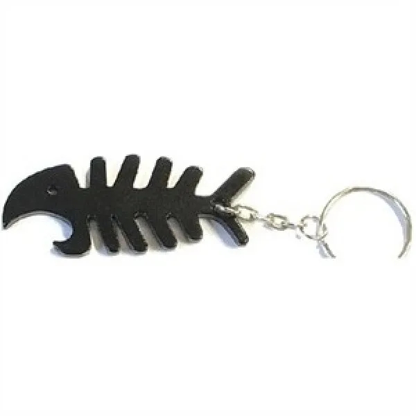 Fish Bone Shaped Metal Bottle Opener with Key Holder 8