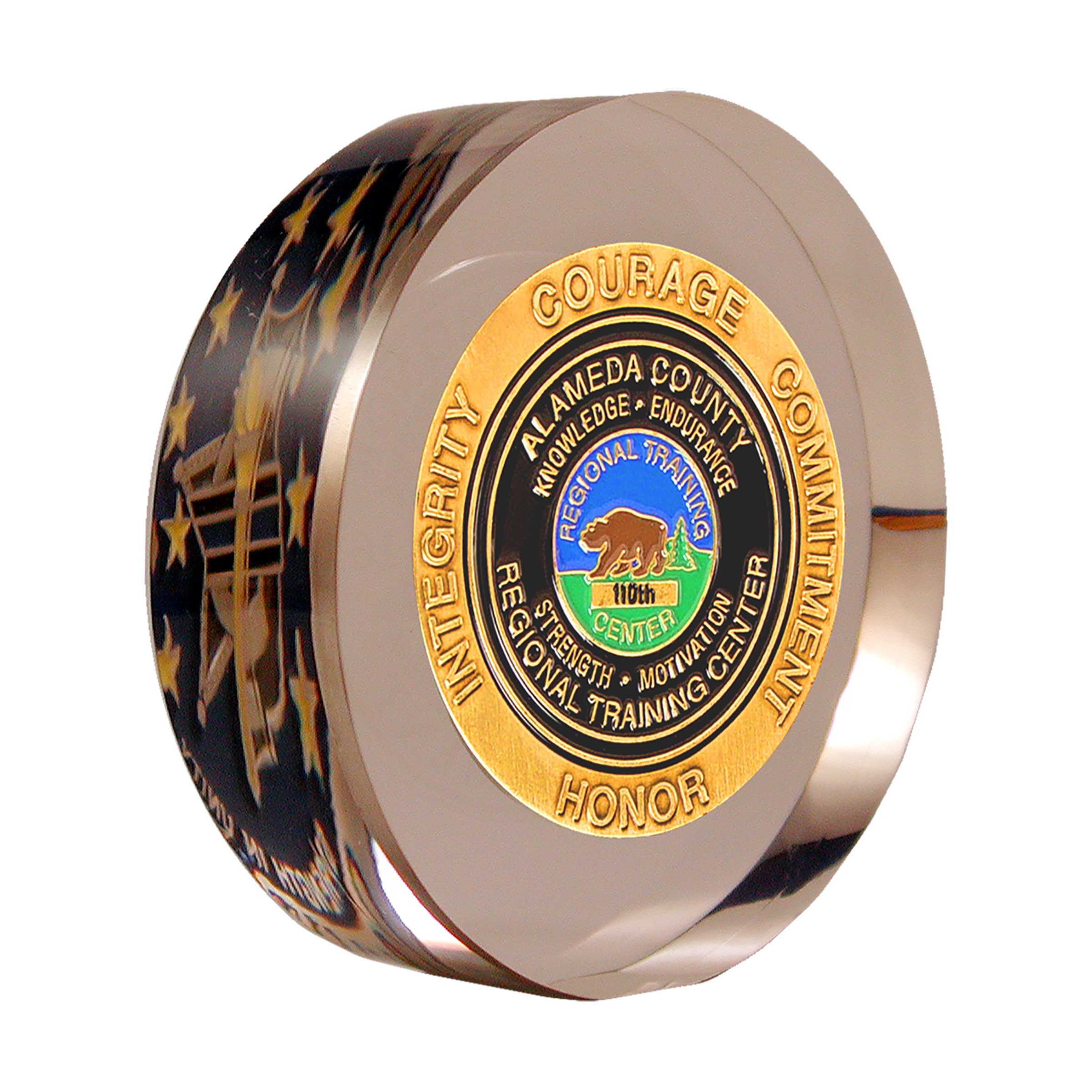 Custom Challenge Coin Acrylic Embedment 2