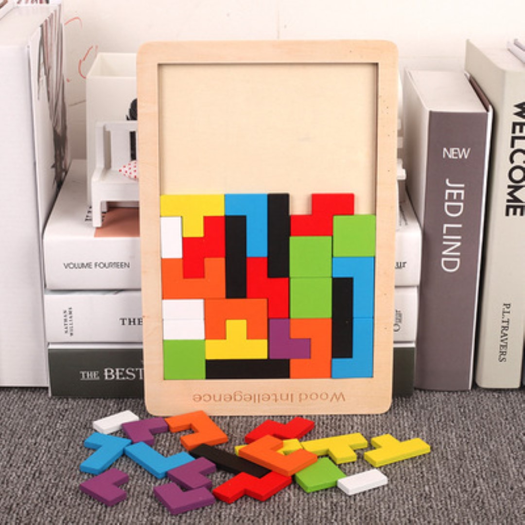 Wooden Russian Blocks Puzzle 5