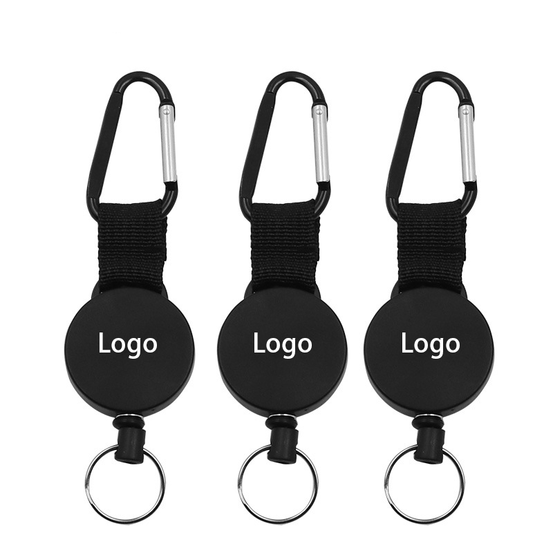 Telescopic Badge Reel with Key Chain 5