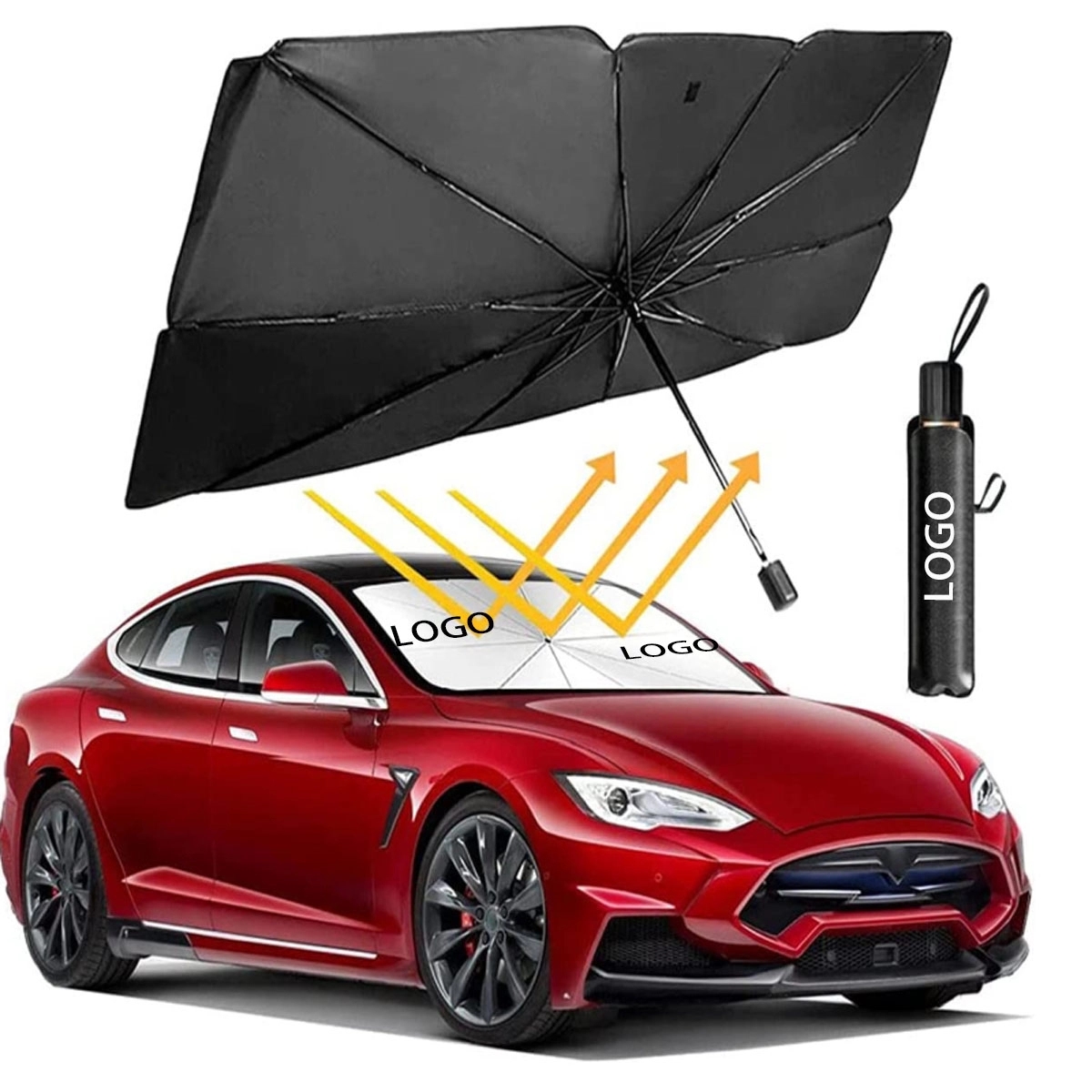 Truck Windshield Sun Shade Umbrella 1
