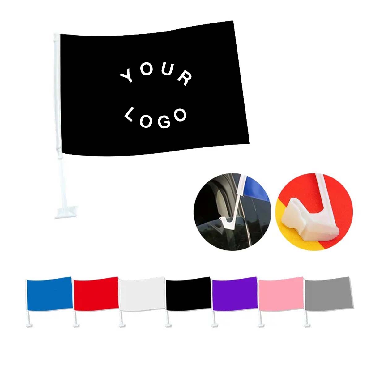 Car Window Flag Polyester 11.82x17.72 Inches 8