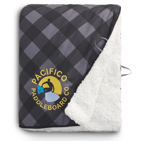 High Sierra Roll-Up Puffy Sherpa Blanket 92