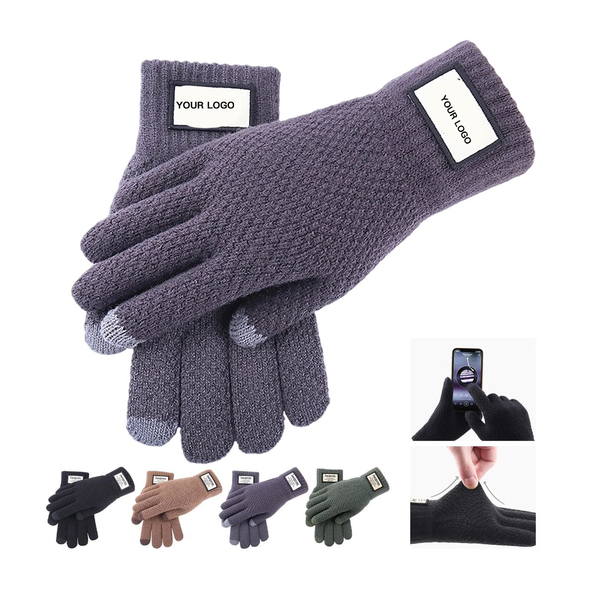 Touch Gloves with Wool Lining 4