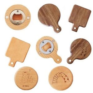 Wooden Bottle Opener Fridge Magnet 12