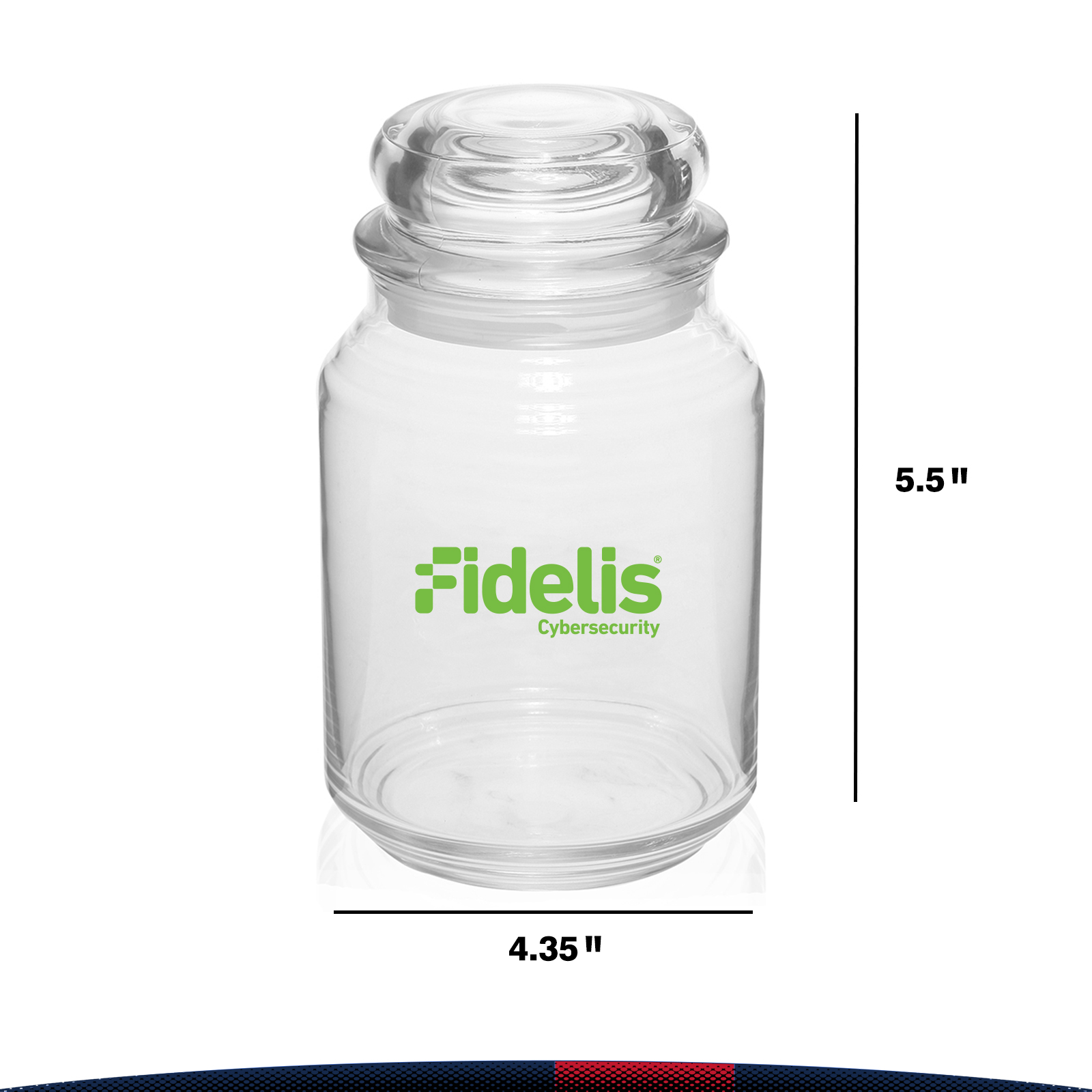 26 oz. ARC Exquisite Custom Printed Candy Jars 2