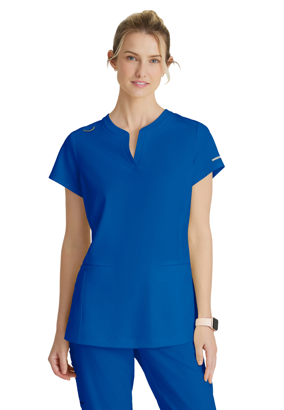 Skechers - Women's Two-Pocket Placket V-Neck Coast Scrub Top 19