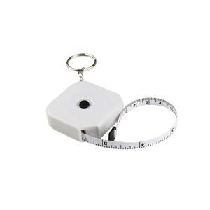 Versatile Square Shaped Tape Ruler Keychain 17