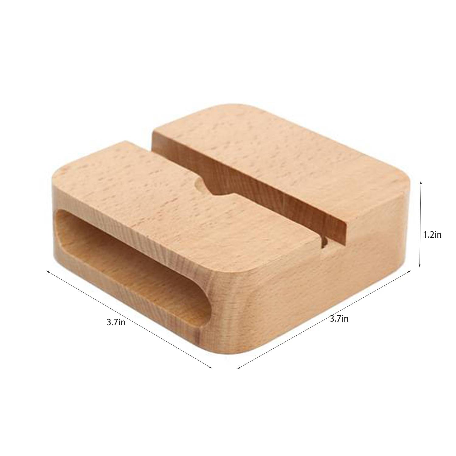 Portable Wooden Cell Phone Stand 3