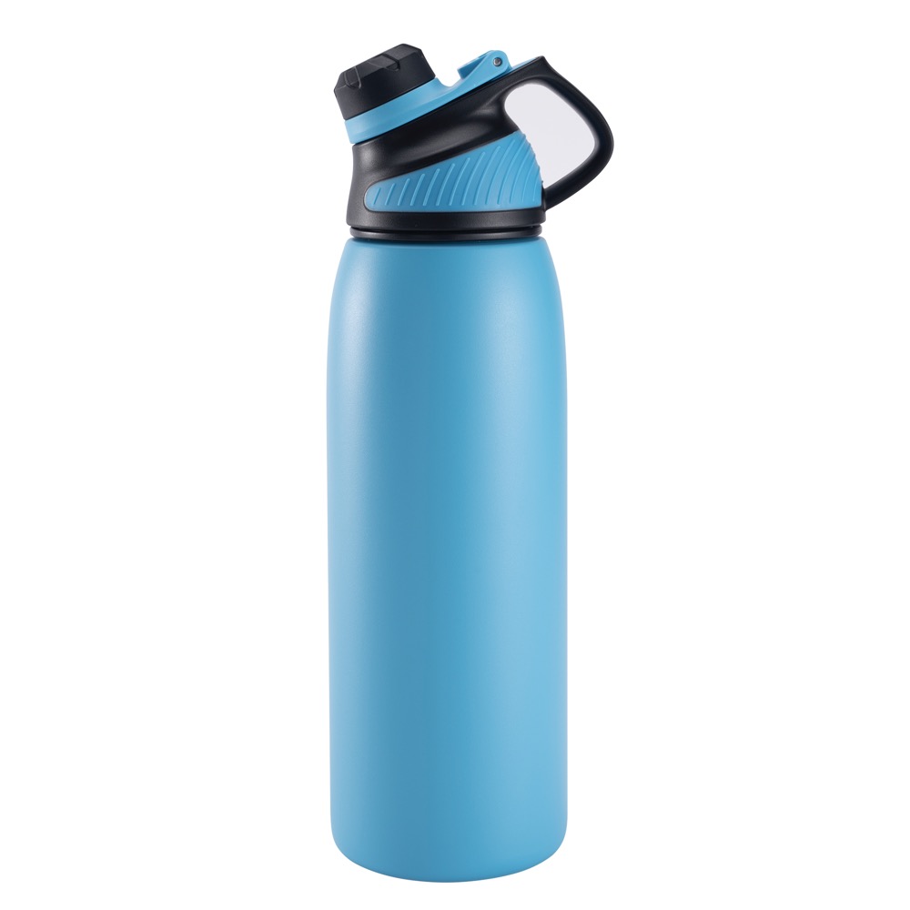 34oz. S/S insulated sports water bottle with spout lid 5