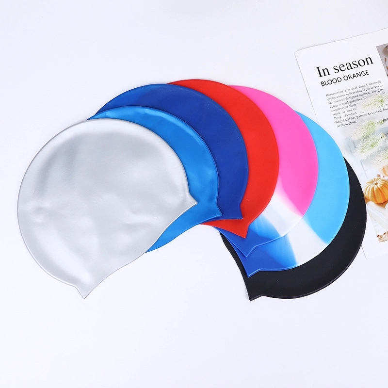 Colorful Silicone Swim Caps for Adult 2