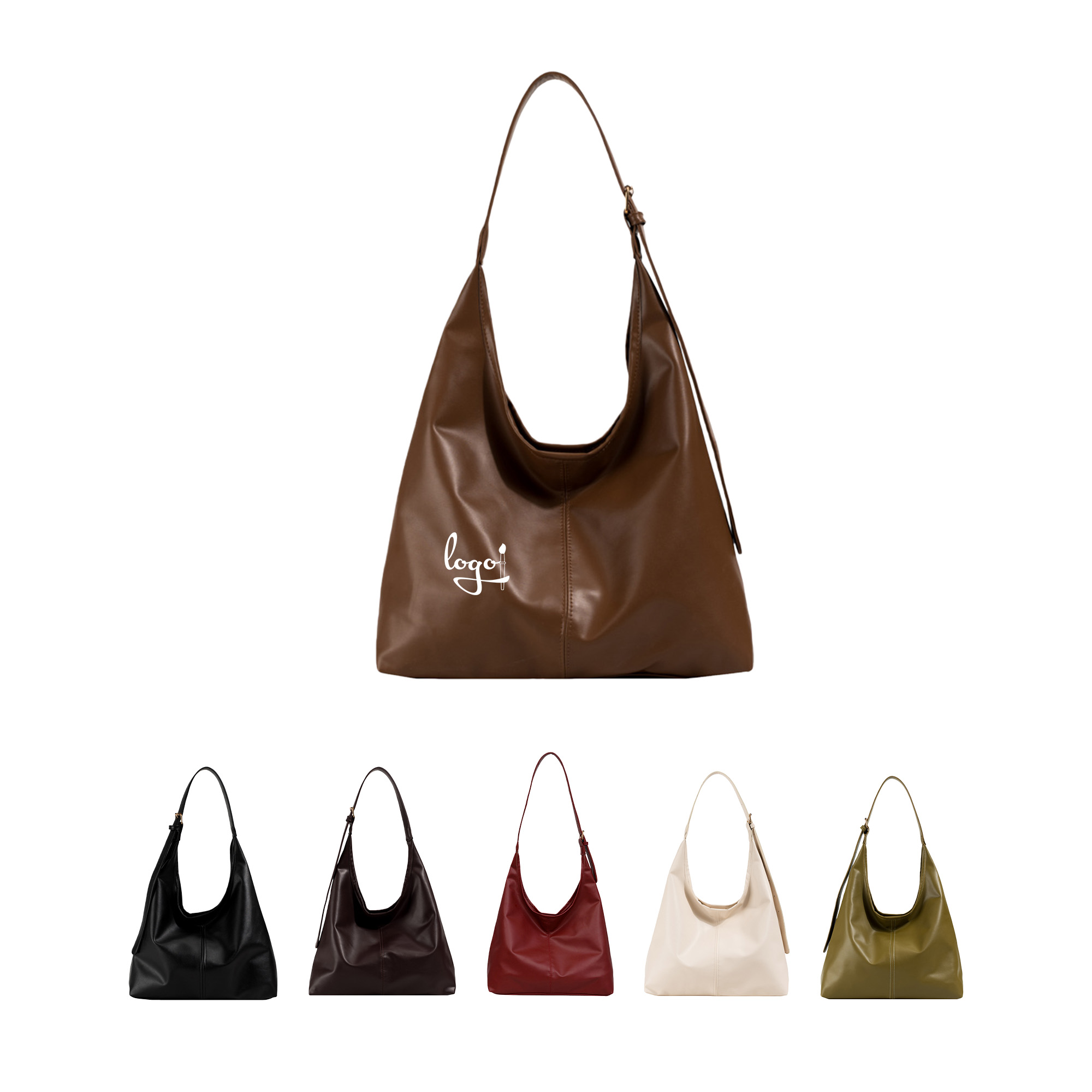 Personalized Leather Shoulder Bag 1