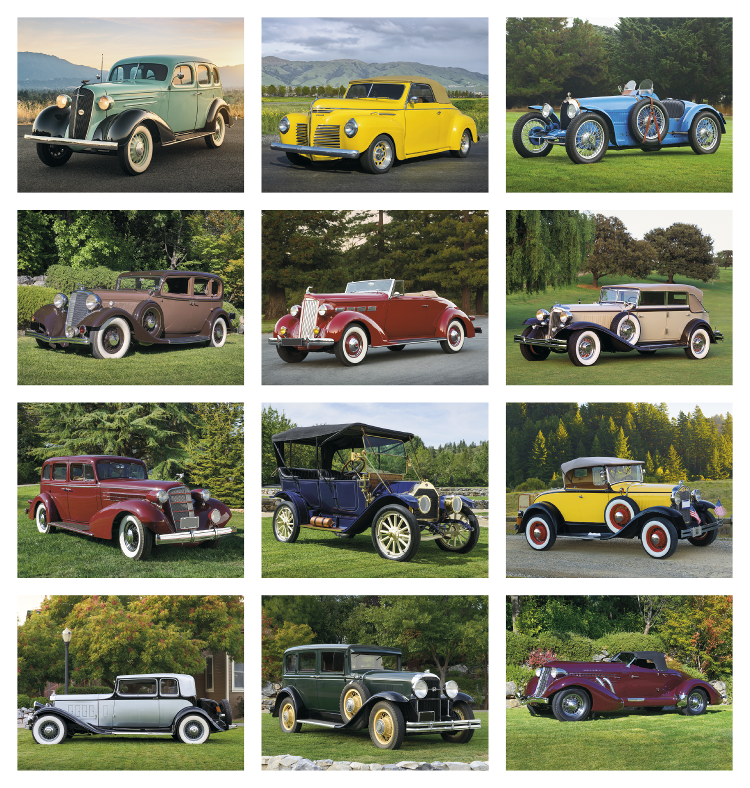 Triumph® Calendars Antique Cars Calendar 72
