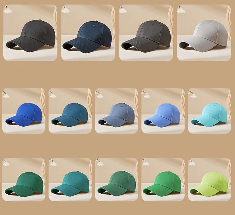 Six Panel Style Cotton Baseball Caps 9