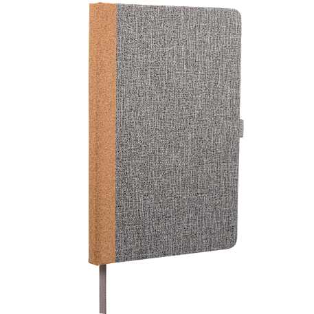 5.5" x 8.5" Recycled PET and Cork Bound Journal 33