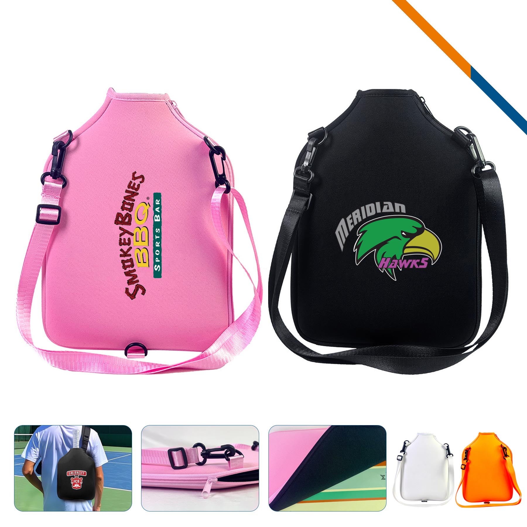 Decove Neoprene Pickleball Paddle Cover Bag 3