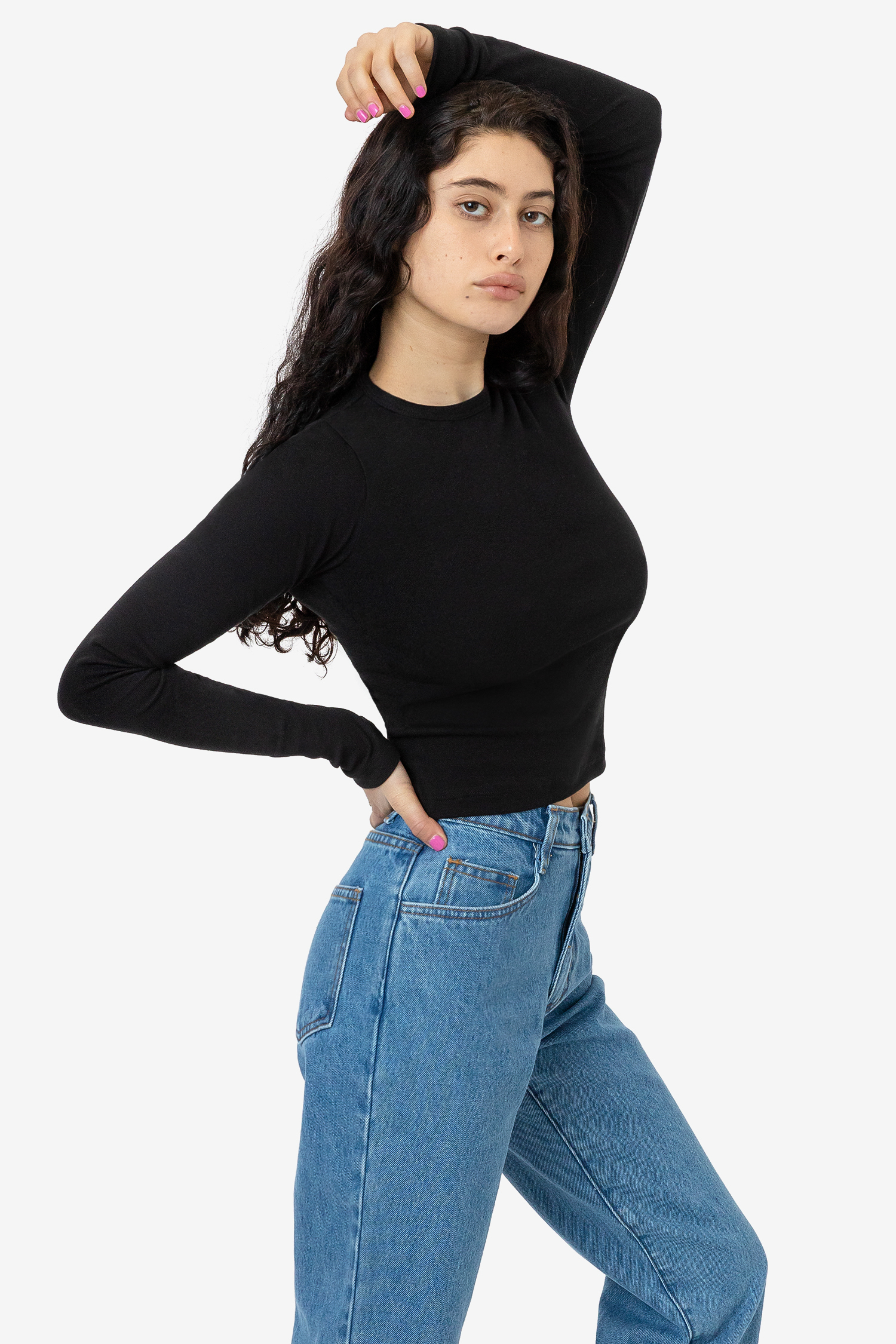 BABY RIB LONG SLEEVE CREWNECK 8