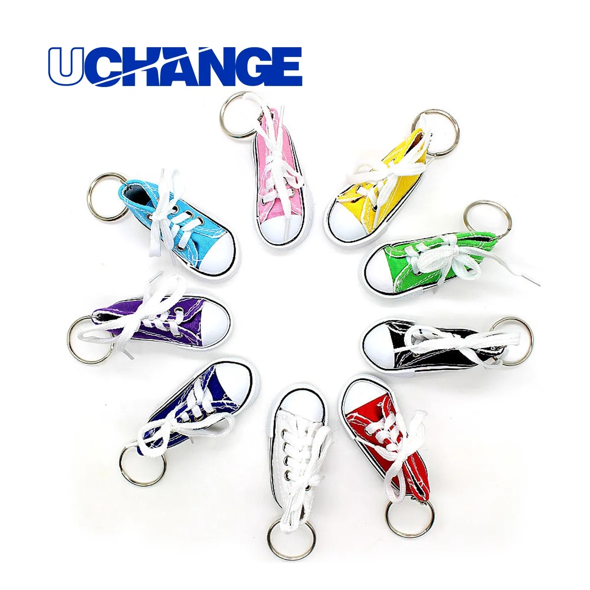 Canvas Sneaker Keychain With Laces 4
