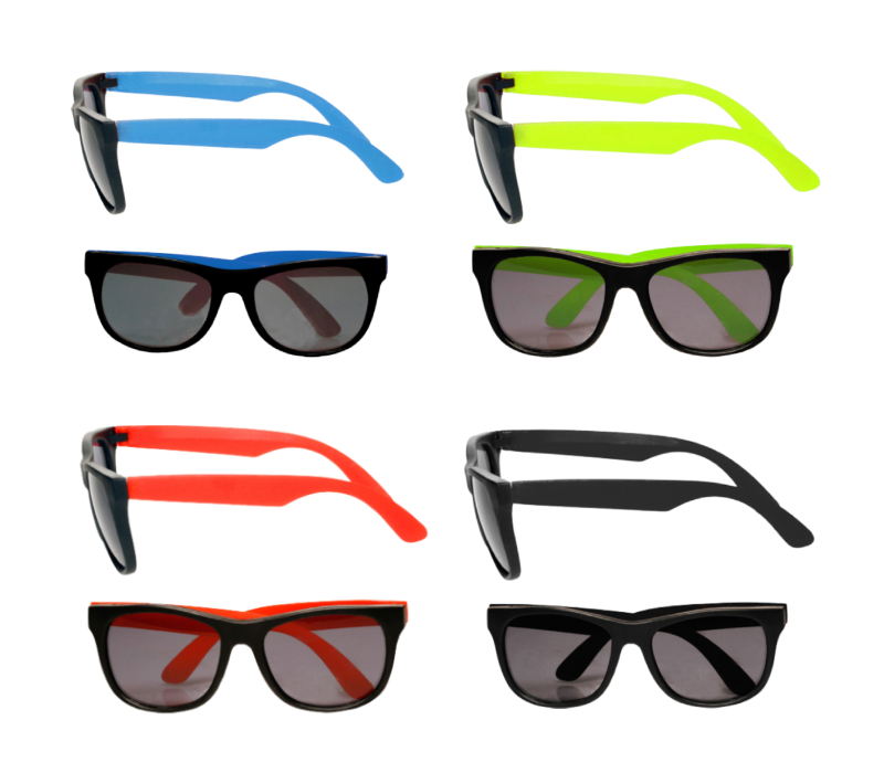 Two-Tone Sunglasses Plastic UV Protection 3