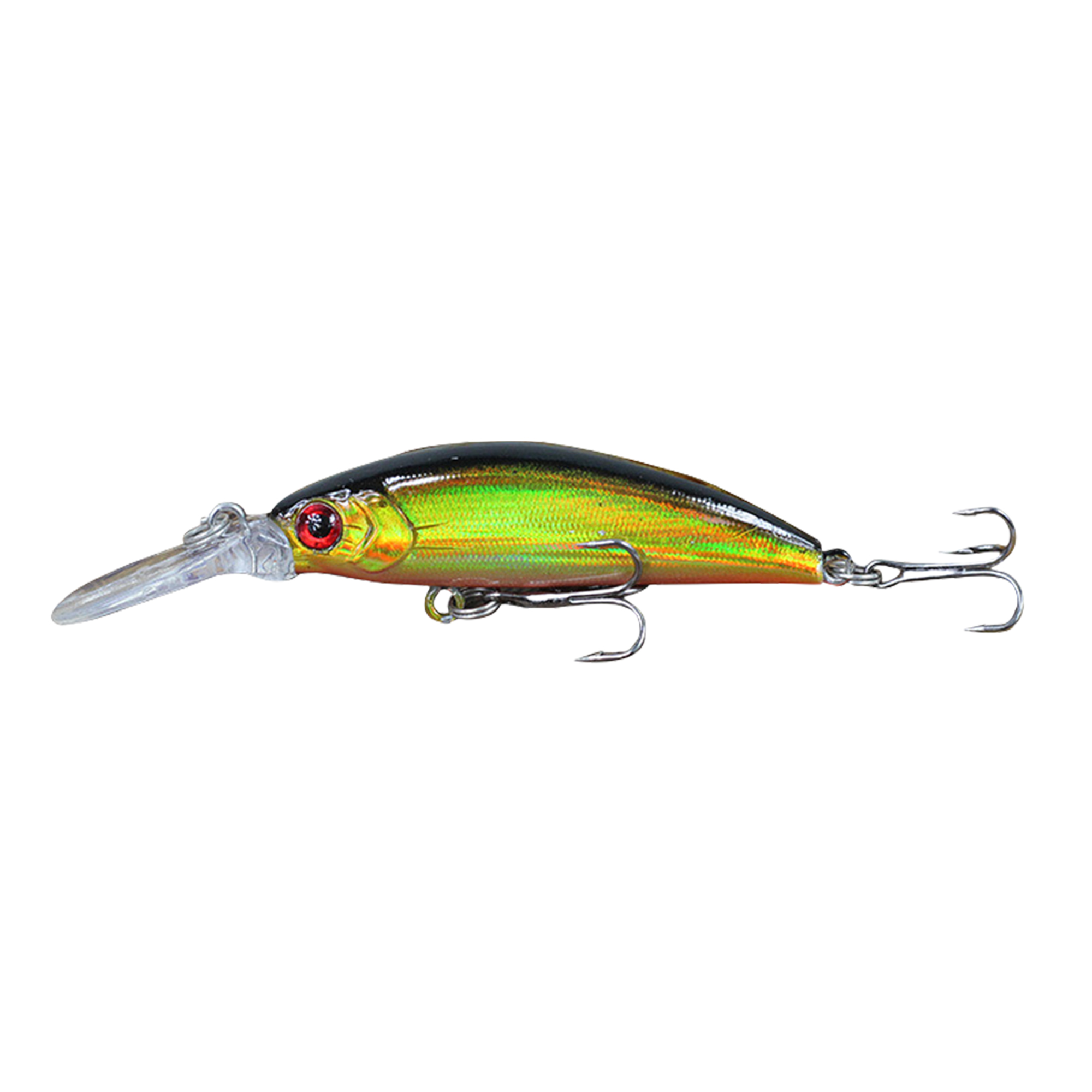 70mm 6g Diving Minnow Hard Lure with Long Lip for Long Casting Bass Pike Fishing 10