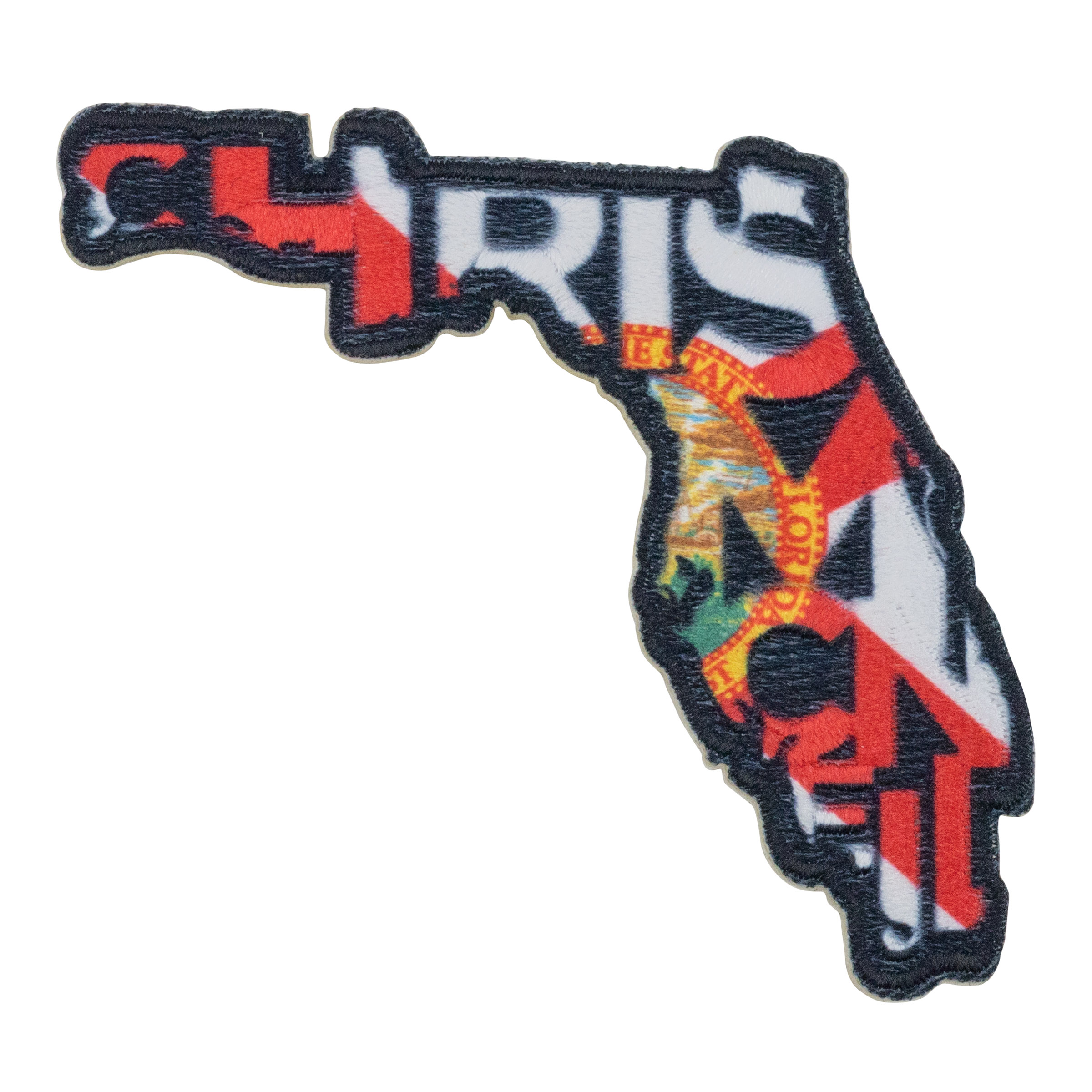 Custom Pin Pointe Embroidered Patch (4-1/2") 10