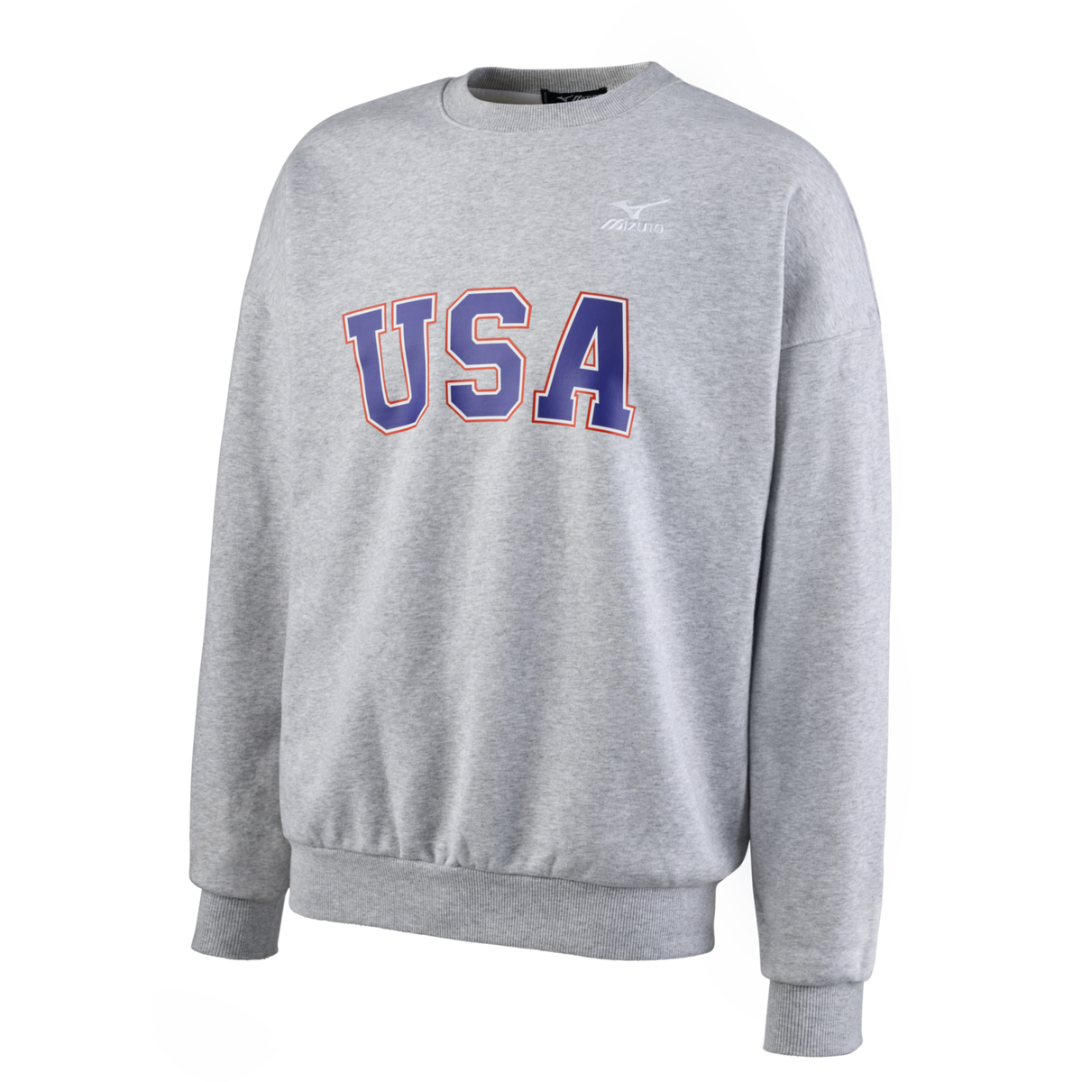 Mizuno Limited Edition USA Varsity Crew Neck Sweatshirt 1