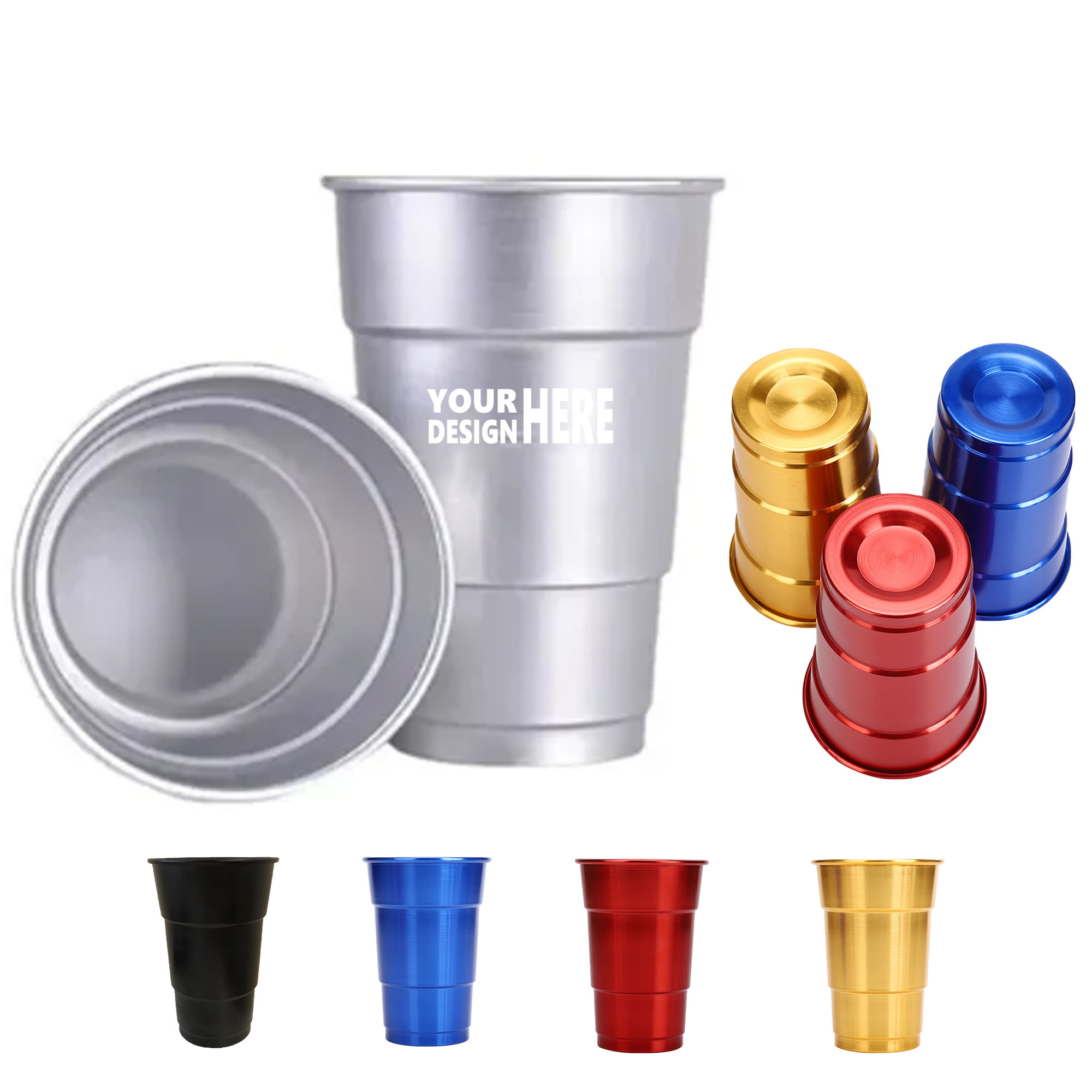 16oz Sleek Aluminum Tumbler 1