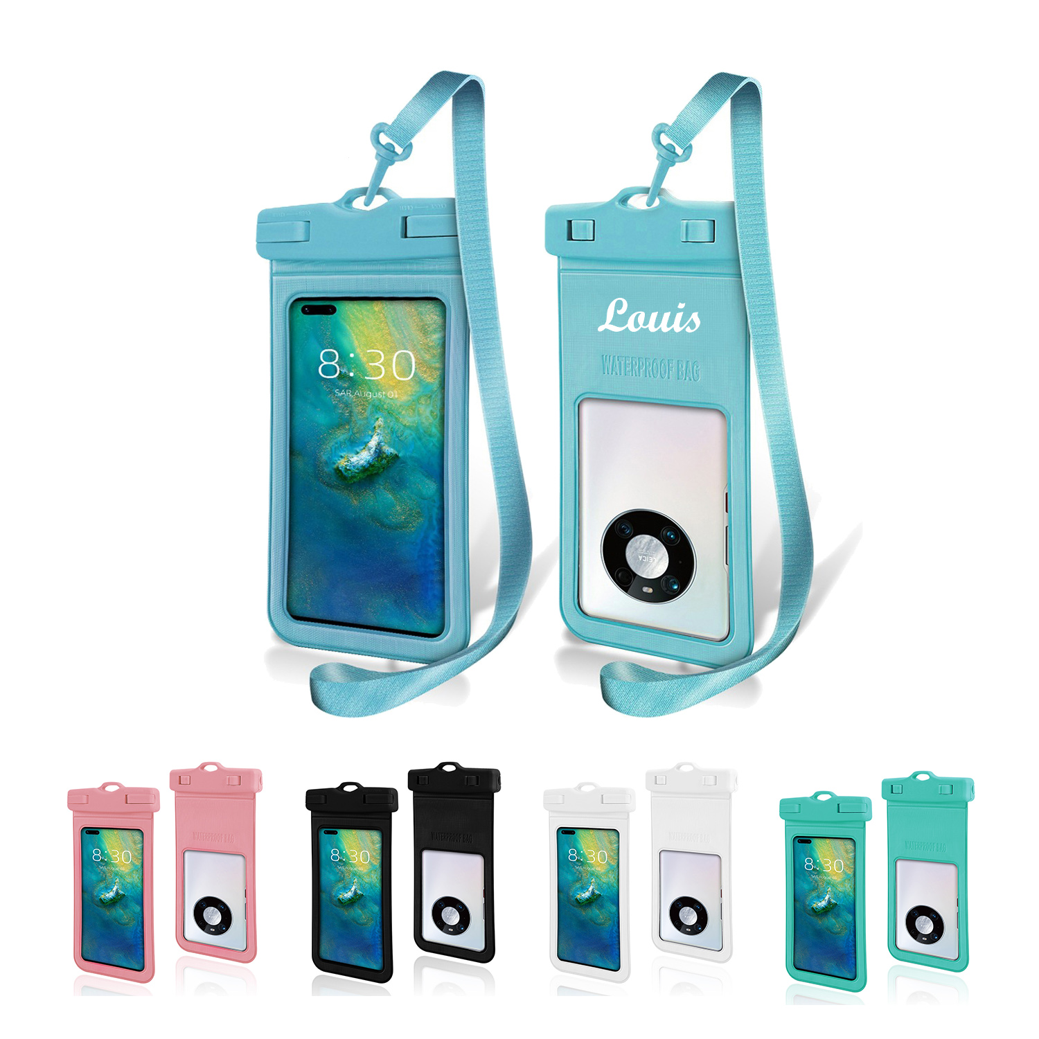 7.2" Diving Touch Screen Pouch Neck Rope Cell Bag 2