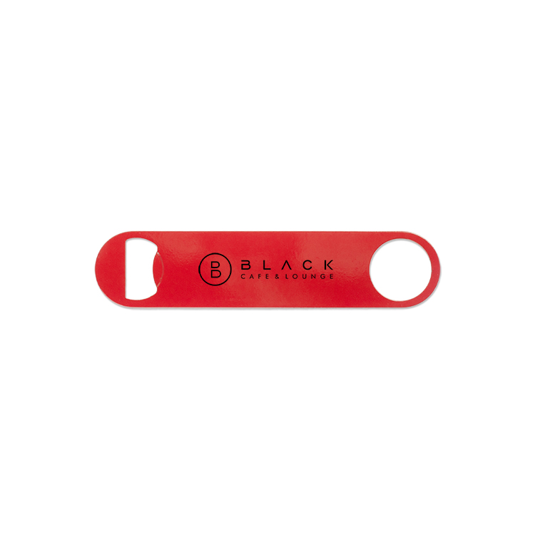Paddle Style Powder Coated Steel Bottle Opener 9