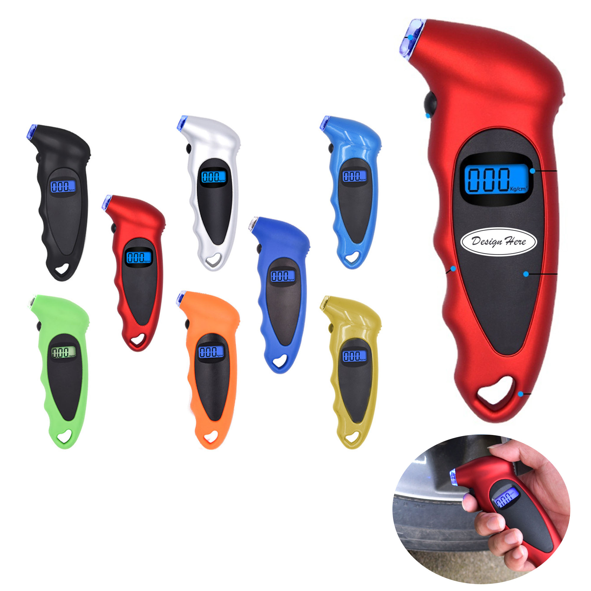 Auto Digital Tire Pressure Gauge 2