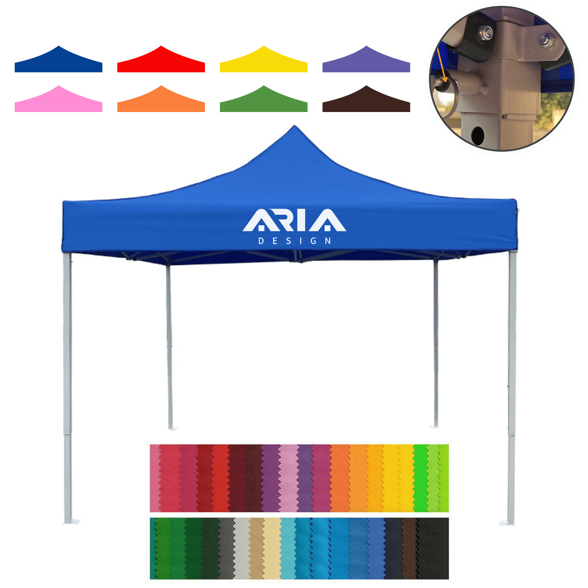 Custom Logo 3x3m Heavy Duty Folding Tent 3