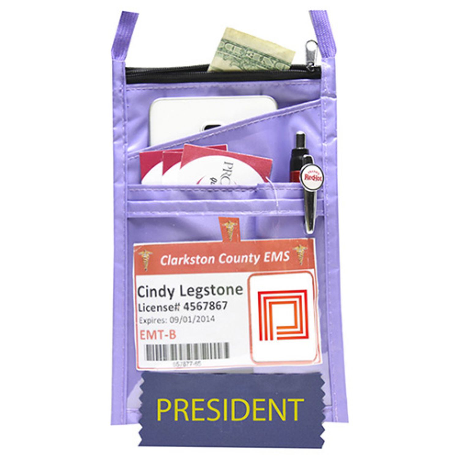 NYLON LARGE TRADE SHOW WALLET 2