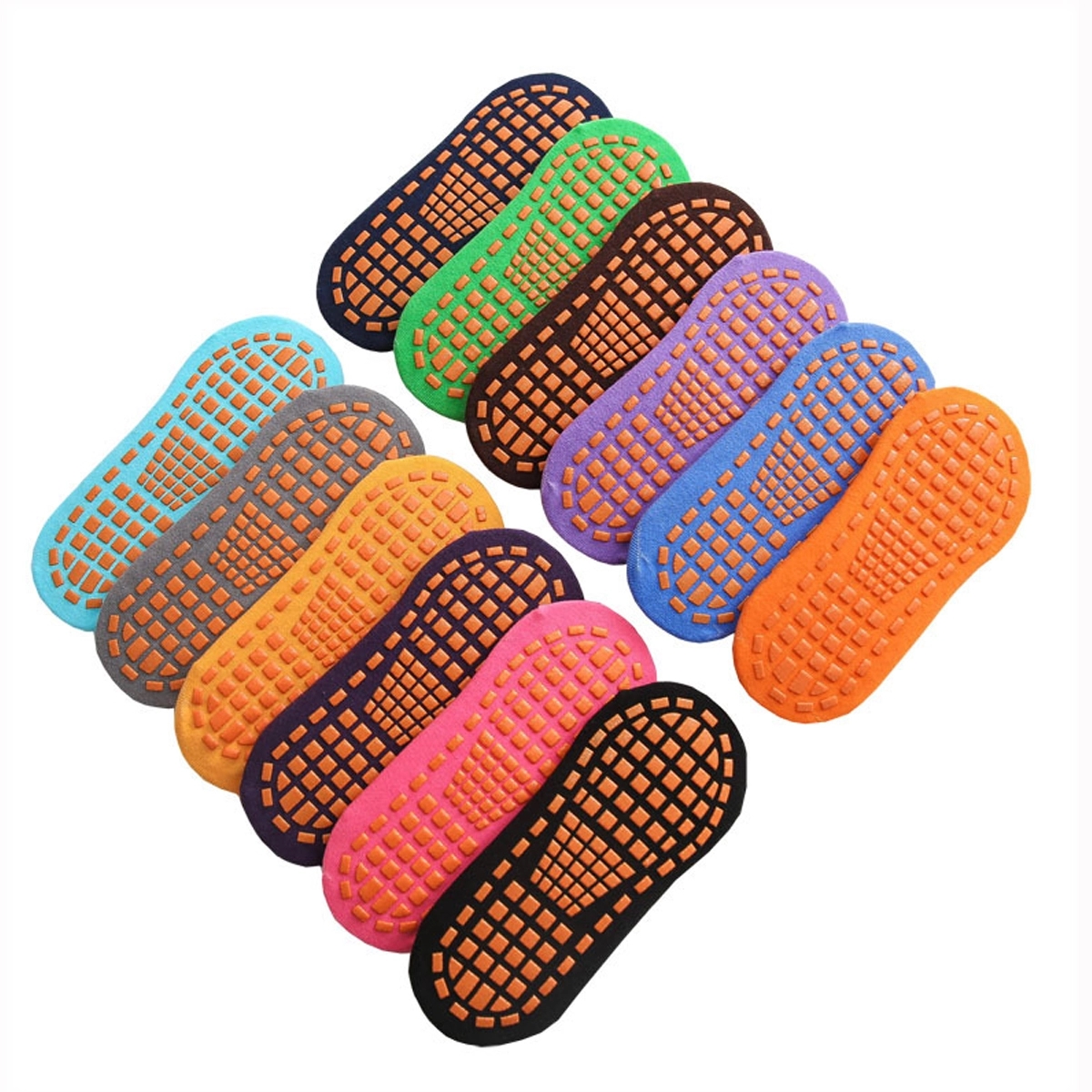Non Slip Skid Yoga Socks with Grips 3
