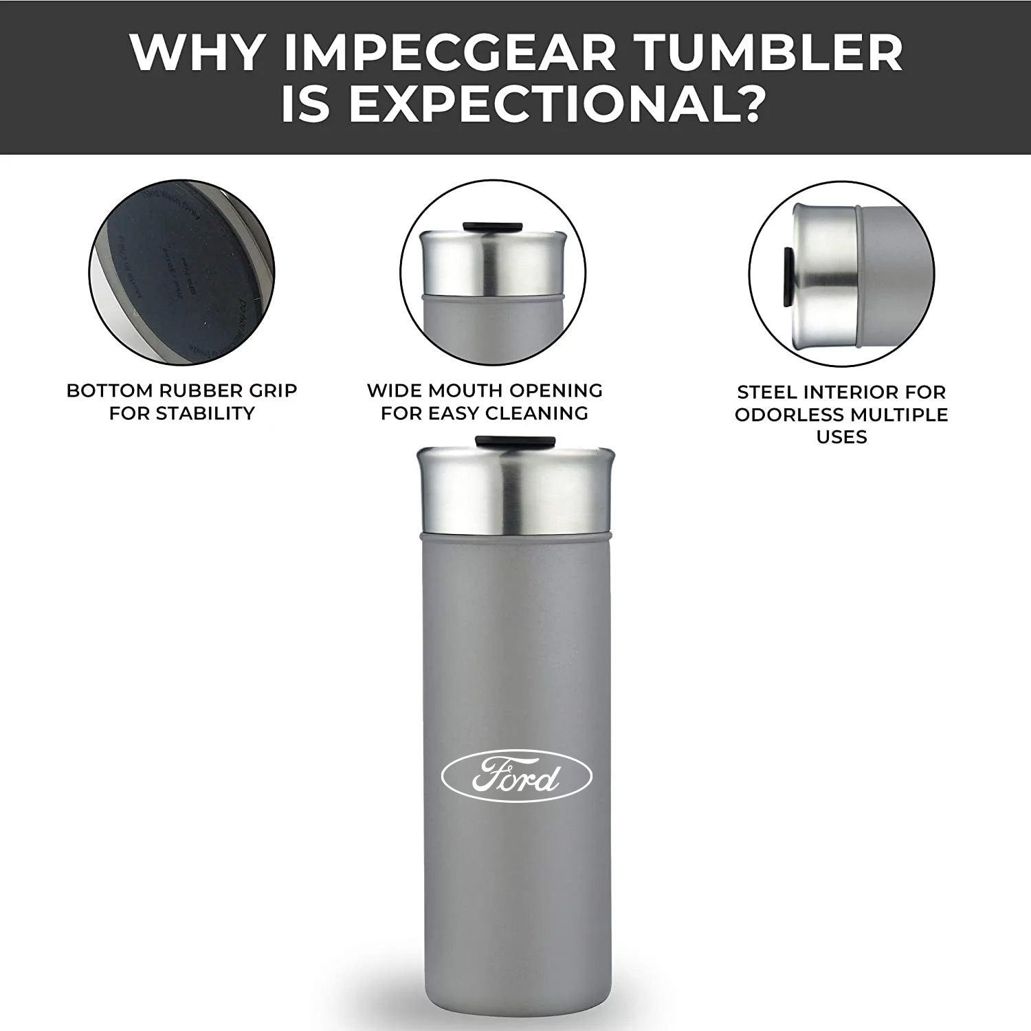 Articfire Double Wall Stainless Steel 18Oz Tumbler with Flip Lid 3