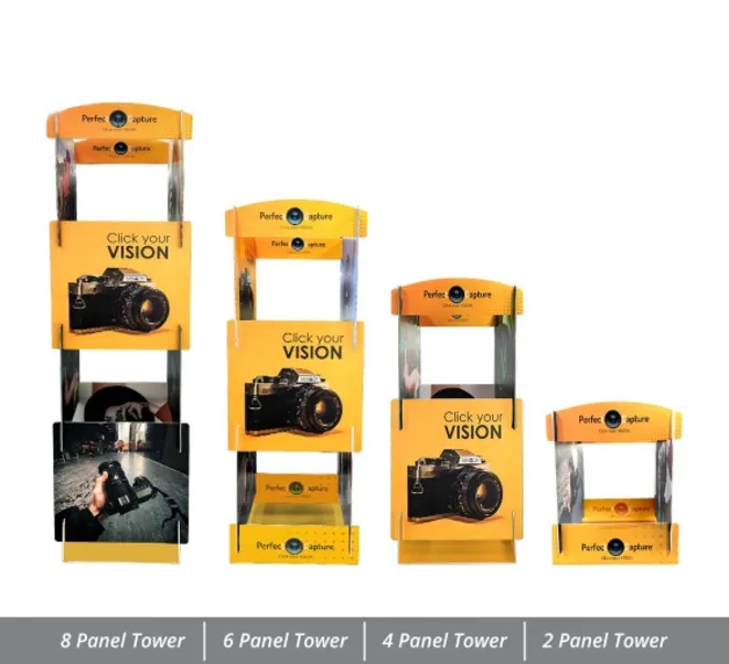 Display Tower with Custom Printed Interlocking Panels 2