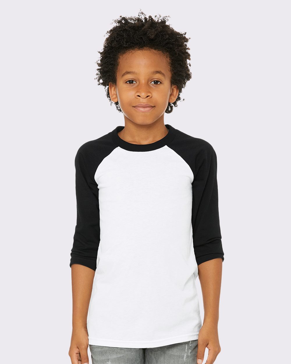 Youth Three-Quarter Sleeve Baseball Tee - 3200Y 5
