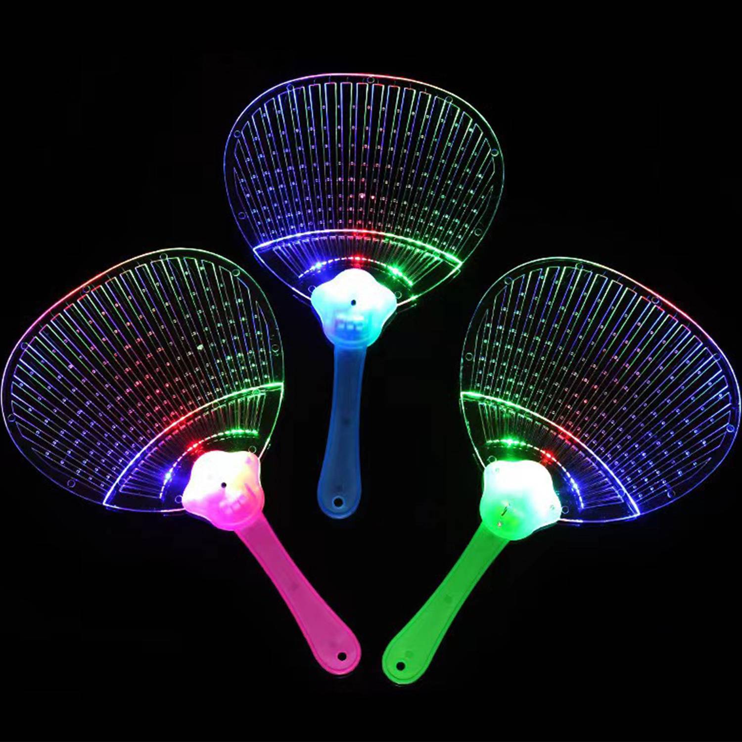 Fancy Hand Fan with LED Lights 3