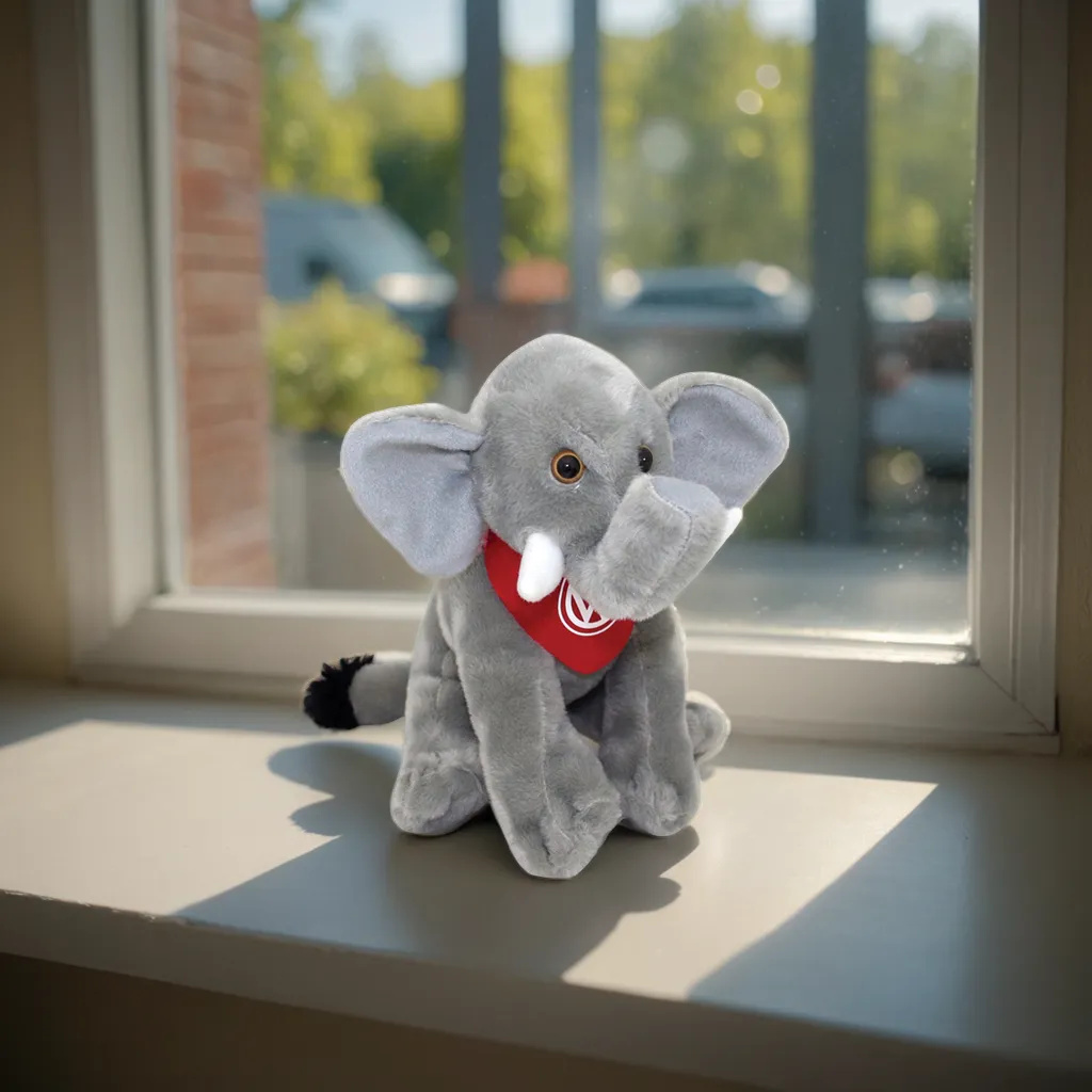 9" In The Zoo Stuffed Elephant 8