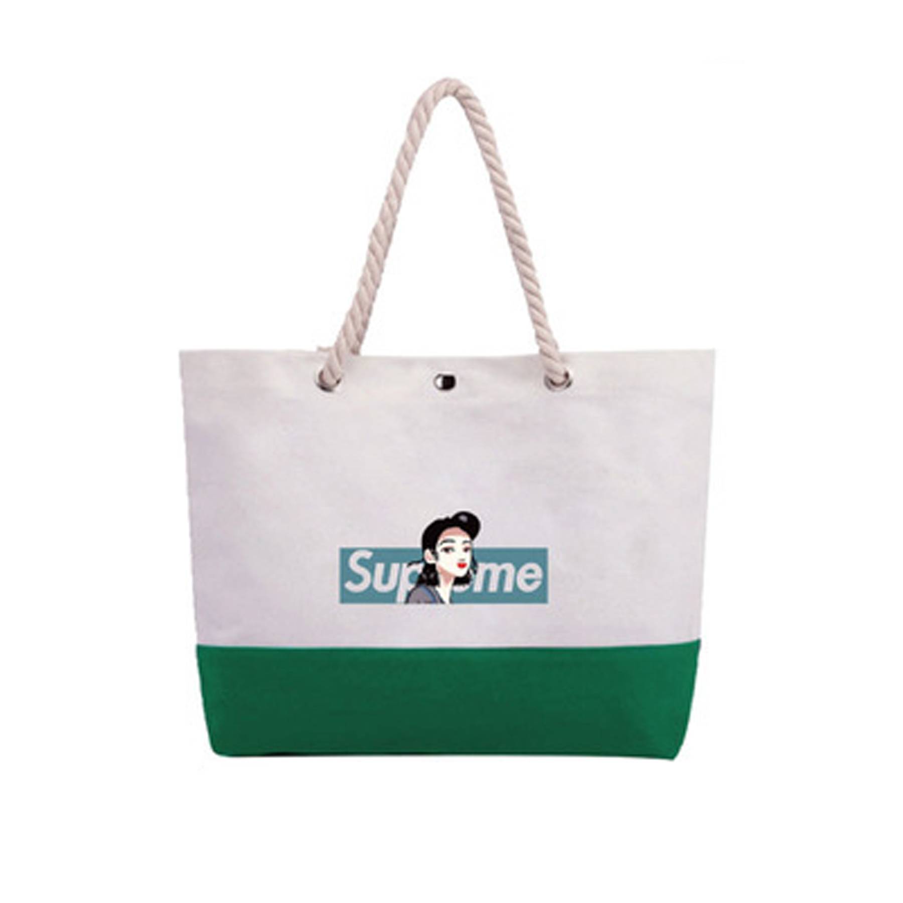 Cotton Rope Hand-held Canvas Shopping Bag 4
