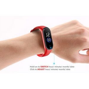 Adjustable Sports Watch With Digital Screen And Detachable Band 34