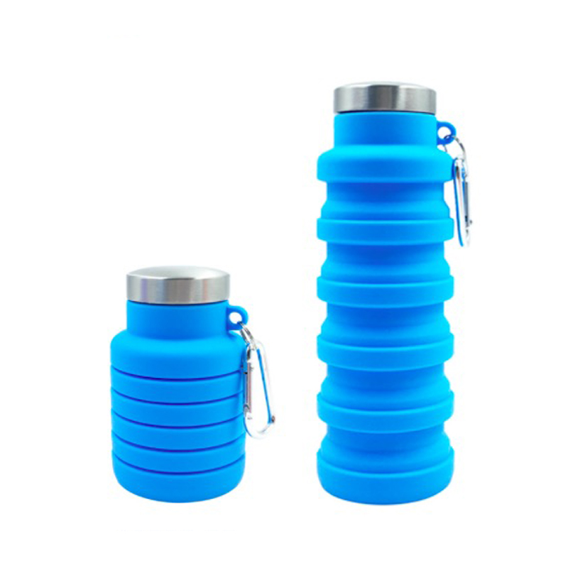 Silicone steel cup with stain steel cover